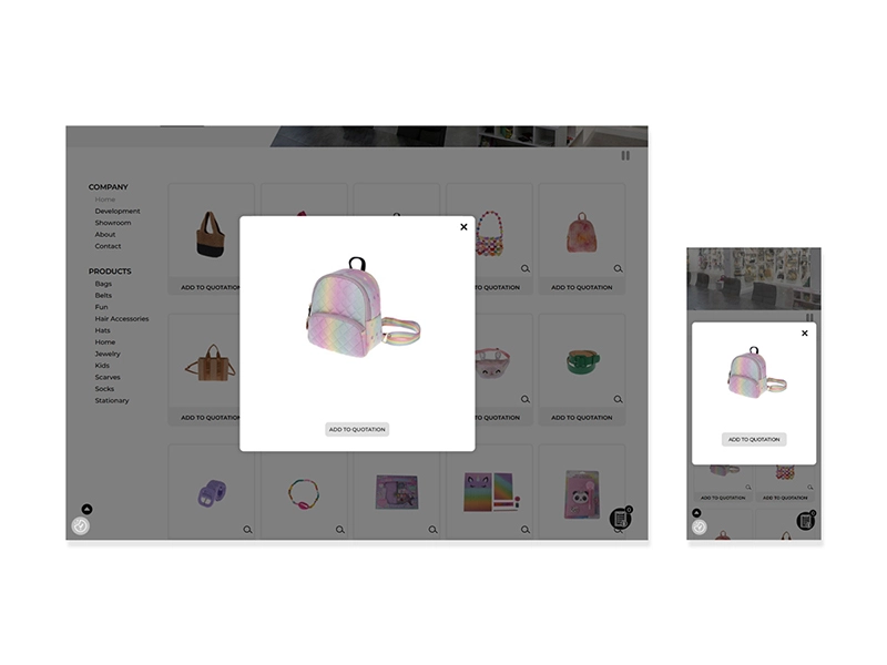 Responsive webdesign & development Kost Retail afbeelding popup