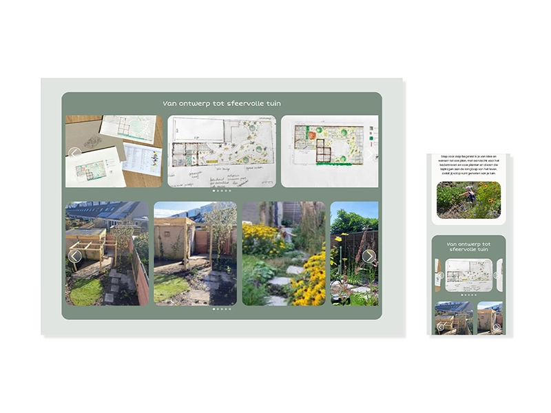 Responsive webdesign & development Natuurlijk Nine one-pager deel 2